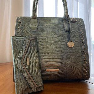 Brahmin Bluebell Delphini Used Handbag and Wallets